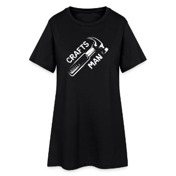 Artisan avec marteau pour les artisans et les bricoleurs - Robe T-shirt Femme - noir - Devant