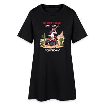 Licorne du désert - Robe T-shirt Femme - noir - Devant