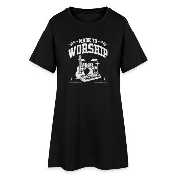 Thème musical pour les musiciens et les fans - Robe T-shirt Femme - noir - Devant