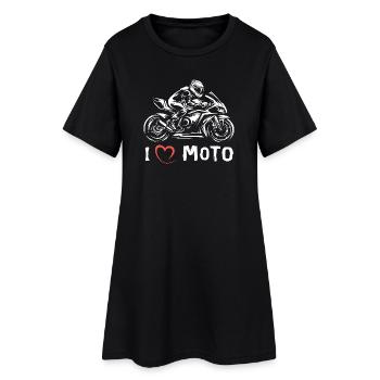 J’adore Moto - Superbike Motorcycle Racing - Robe T-shirt Femme - noir - Devant