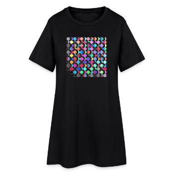 Gaussian Primes - Women’s T-Shirt Dress - black - Front