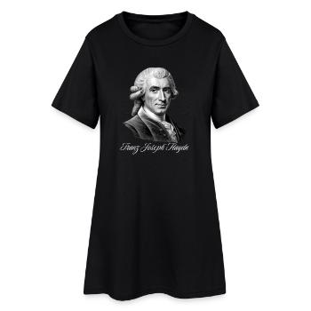 Franz Joseph Haydn - Composer Portrait - Women’s T-Shirt Dress - black - Front