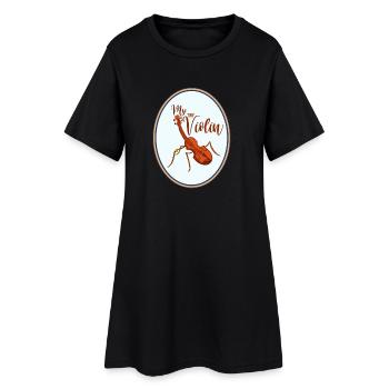 My Little Violin Ant - Violin Violin Violin - Robe T-shirt Femme - noir - Devant