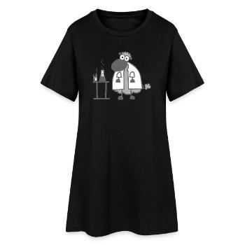 Laboratory sheep - Women’s T-Shirt Dress - black - Front