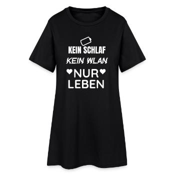 Pas de sommeil, pas de Wi-Fi, édition Festival Only Life - Robe T-shirt Femme - noir - Devant