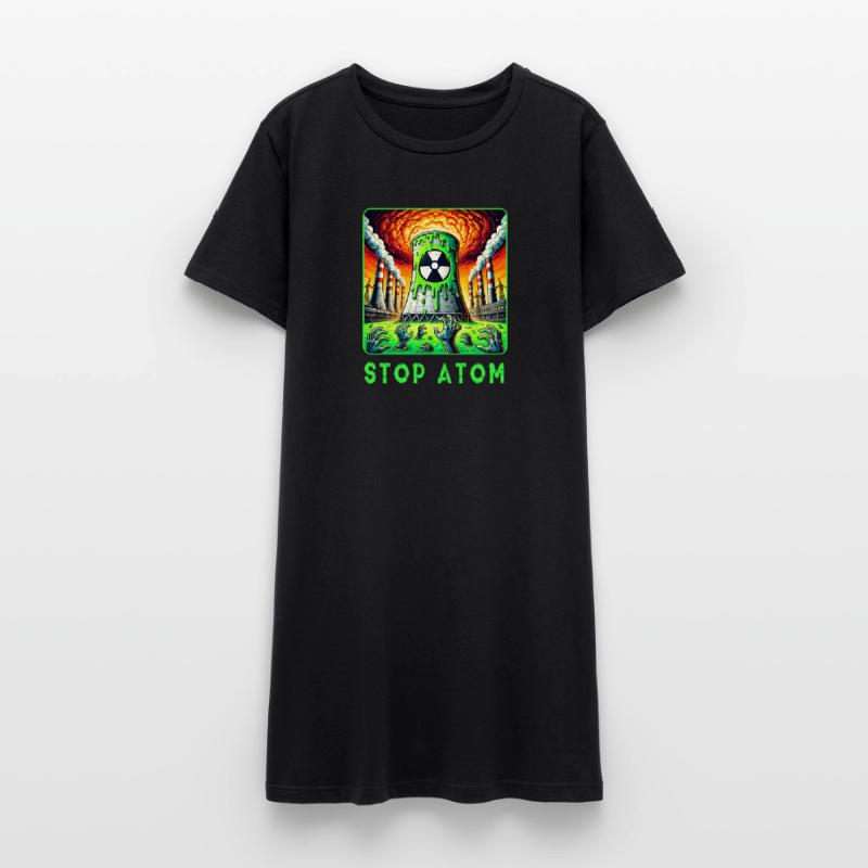 Stop Atom – Radioactive Women’s T-Shirt Dress