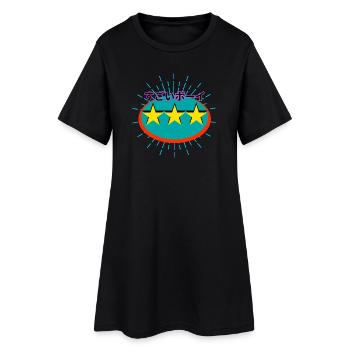 Sugoi Boy Trio Star Po Art - Robe T-shirt Femme - noir - Devant