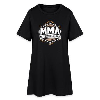 MMA Logo – Mixed Martial Arts Fighter Design - Frauen T-Shirt-Kleid - Schwarz - Vorne