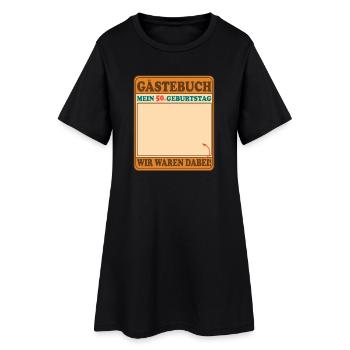 Guestbook My 50th Birthday - We were there! - Women’s T-Shirt Dress - black - Front