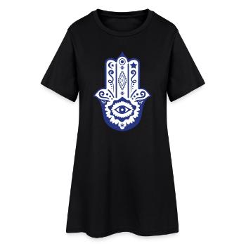 Main de Fatma par Helfspawn - Robe T-shirt Femme - noir - Devant