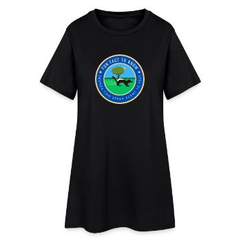 Skunks can spray scent 10 feet - Women’s T-Shirt Dress - black - Front