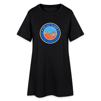 Koalas have unique fingerprints - Women’s T-Shirt Dress - black - Front