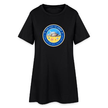 Starfish do not have brains - Women’s T-Shirt Dress - black - Front