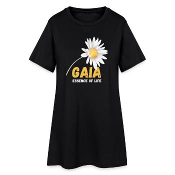Earth’s spirit - Robe T-shirt Femme - noir - Devant