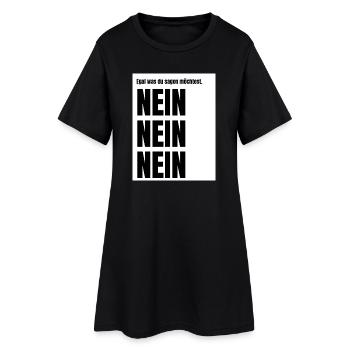 Egal_was_du_sagen_moechtest - Robe T-shirt Femme - noir - Devant