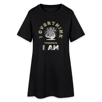 Explosion cérébrale Humour - Robe T-shirt Femme - noir - Devant