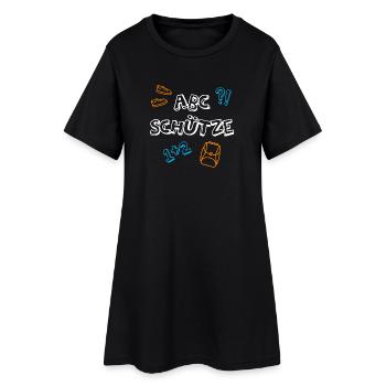 ABC Shooter School Beginners Satchel Pupils 1st Grade - Women’s T-Shirt Dress - black - Front