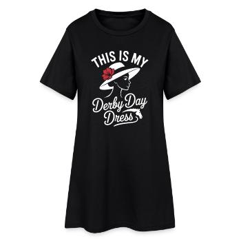 Derby Day Élégant Conception de chapeau - Robe T-shirt Femme - noir - Devant