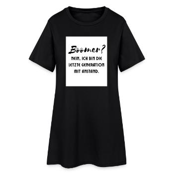 Génération avec style - Robe T-shirt Femme - noir - Devant
