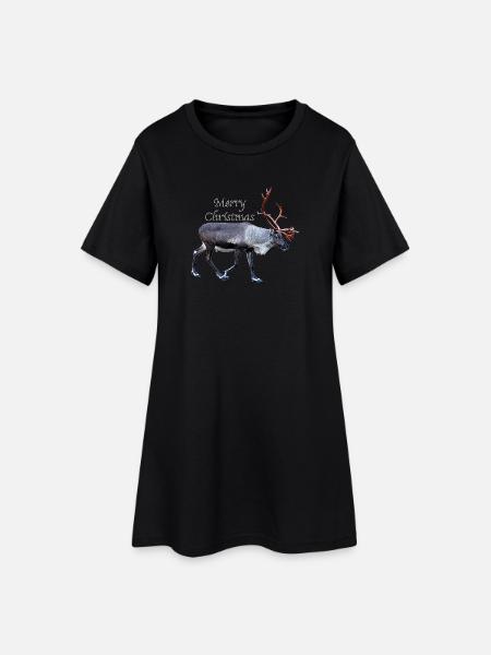 Merry Christmas - Women’s T-Shirt Dress - black