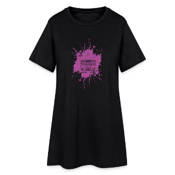 St. Peter's Basilica, Vatican, Rome Splash - Women’s T-Shirt Dress - black - Front