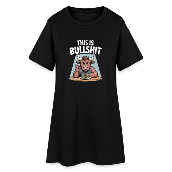 Das ist Bullshit Salad Edition - Frauen T-Shirt-Kleid - Schwarz - Vorne