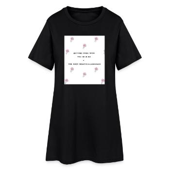 Amour 12 - Robe T-shirt Femme - noir - Devant