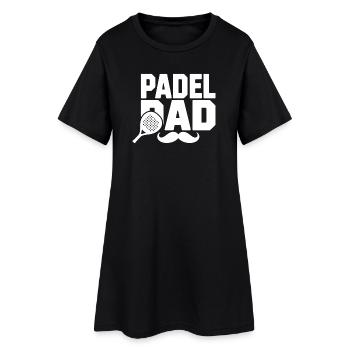 Padel Dad - Robe T-shirt Femme - noir - Devant