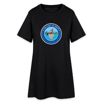 Golden Eagles can carry more than their weight - Women’s T-Shirt Dress - black - Front