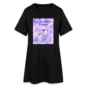 Upstream - Women’s T-Shirt Dress - black - Front