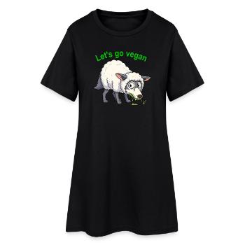 Wolf_in_schaapskleren - Robe T-shirt Femme - noir - Devant