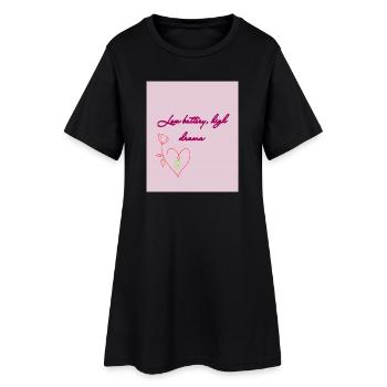 Batterie de citron High Drama Illustration - Robe T-shirt Femme - noir - Devant