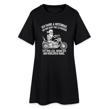 Videz votre tête - Robe T-shirt Femme - noir - Devant