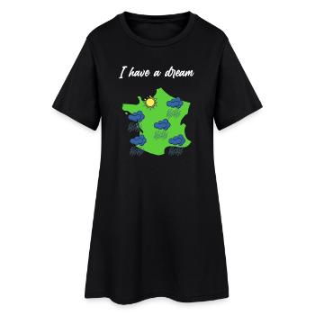 Normandy Sun Norman Humor Gift - Women’s T-Shirt Dress - black - Front