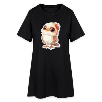 Cacatoès - Robe T-shirt Femme - noir - Devant