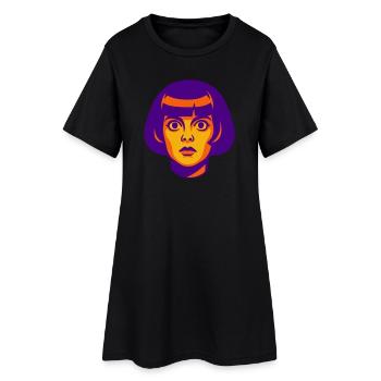 Hypno Femme Pop - Robe T-shirt Femme - noir - Devant