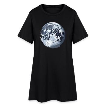Moon - Women’s T-Shirt Dress - black - Front