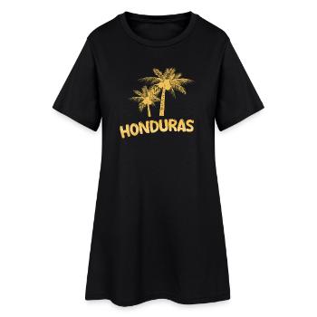 Cadeau pour le Honduras - Robe T-shirt Femme - noir - Devant