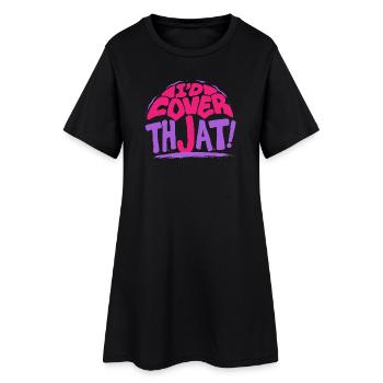 Vendeur d'assurance, je couvrirais ça - Robe T-shirt Femme - noir - Devant