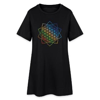 Mindfulness Affirmation Awareness of Psychological - Women’s T-Shirt Dress - black - Front