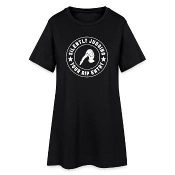 Diving diving board - Women’s T-Shirt Dress - black - Front