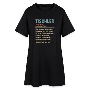 Charpentier Définition Charpentier Signifiant Artisanat - Robe T-shirt Femme - noir - Devant