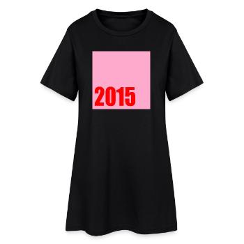 Millésime 2015 Anniversaire - Robe T-shirt Femme - noir - Devant