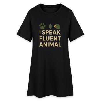 Gardien de zoo Éducateur de zoo Employé de zoo - Robe T-shirt Femme - noir - Devant