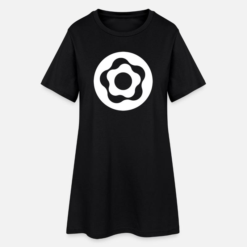 Beignet - Robe T-shirt Femme - noir