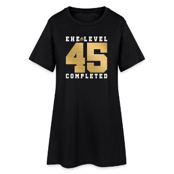 45e anniversaire de mariage - Robe T-shirt Femme - noir - Devant