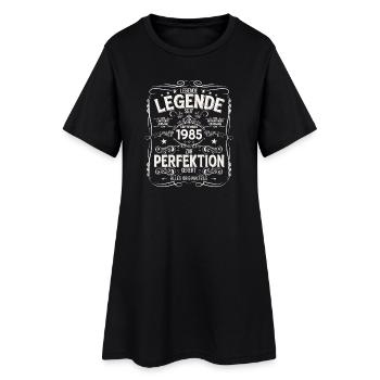 40e anniversaire Millésime Septembre Année 1985 - Robe T-shirt Femme - noir - Devant