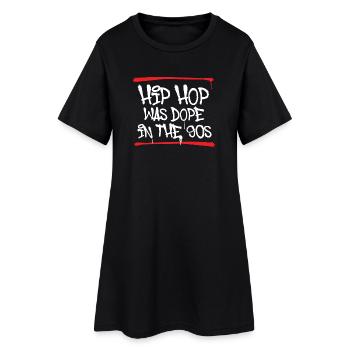 Le hip-hop était dans les années 90 l’amour du rap old school - Robe T-shirt Femme - noir - Devant