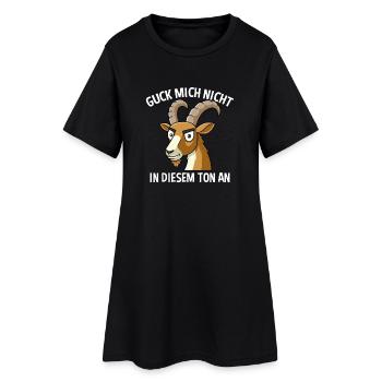 Ne me regarde pas sur ce ton Capricorne - Robe T-shirt Femme - noir - Devant