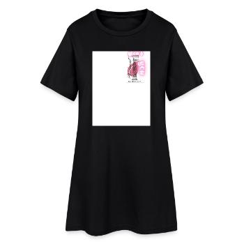 Valmont-1 - Robe T-shirt Femme - noir - Devant